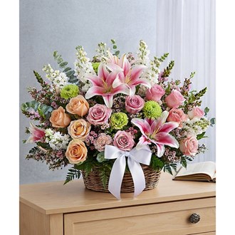 Pastel Basket Arrangement