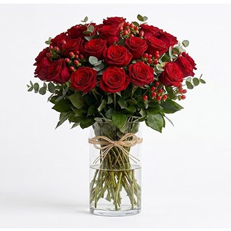36 red roses
